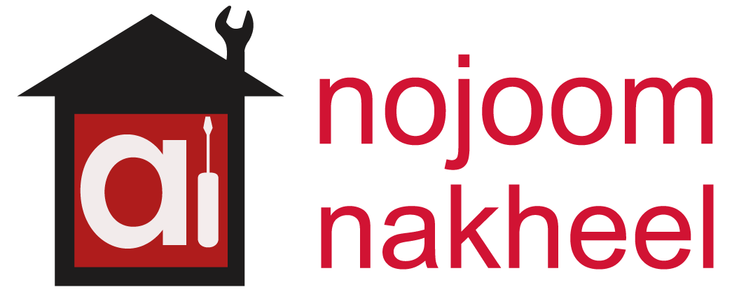 Nojoom Al Nakheel logo for Electrician Emergency 24/7 services in Dubai, building contracting companies in uae